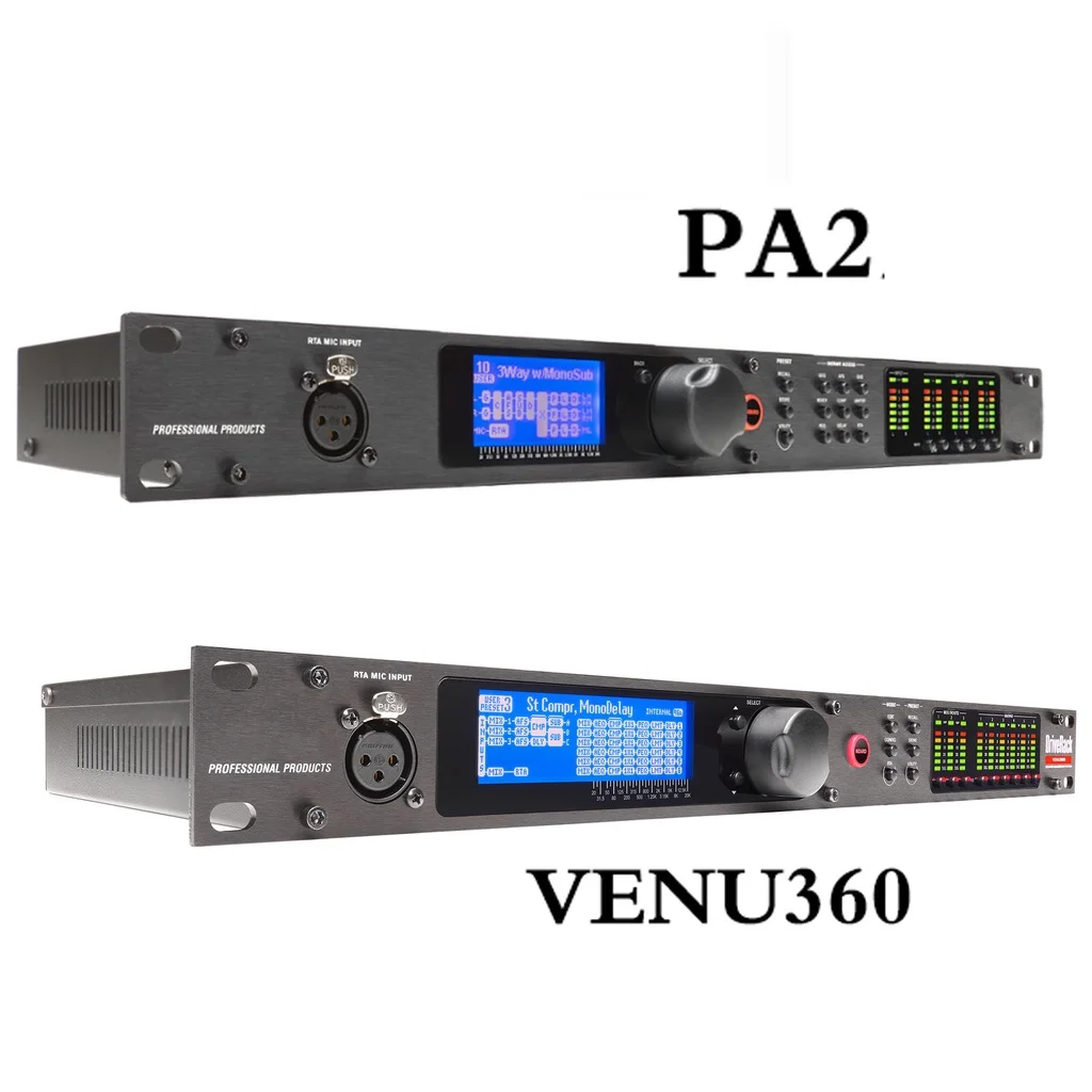 driver pa2in6out 2-in-6 dsp output digital audio processor full speaker management system stage audio equipment