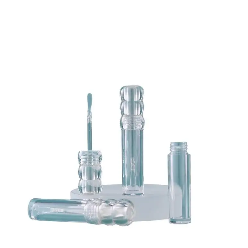 1/5 Stück Runde Kosmetik-Lipgloss-Tube Klare Lippenbalsam-Flasche Nachfüllbar 3ML Leere Transparente Lipgloss-Tuben Mit Silikonbürste – Detail 10
