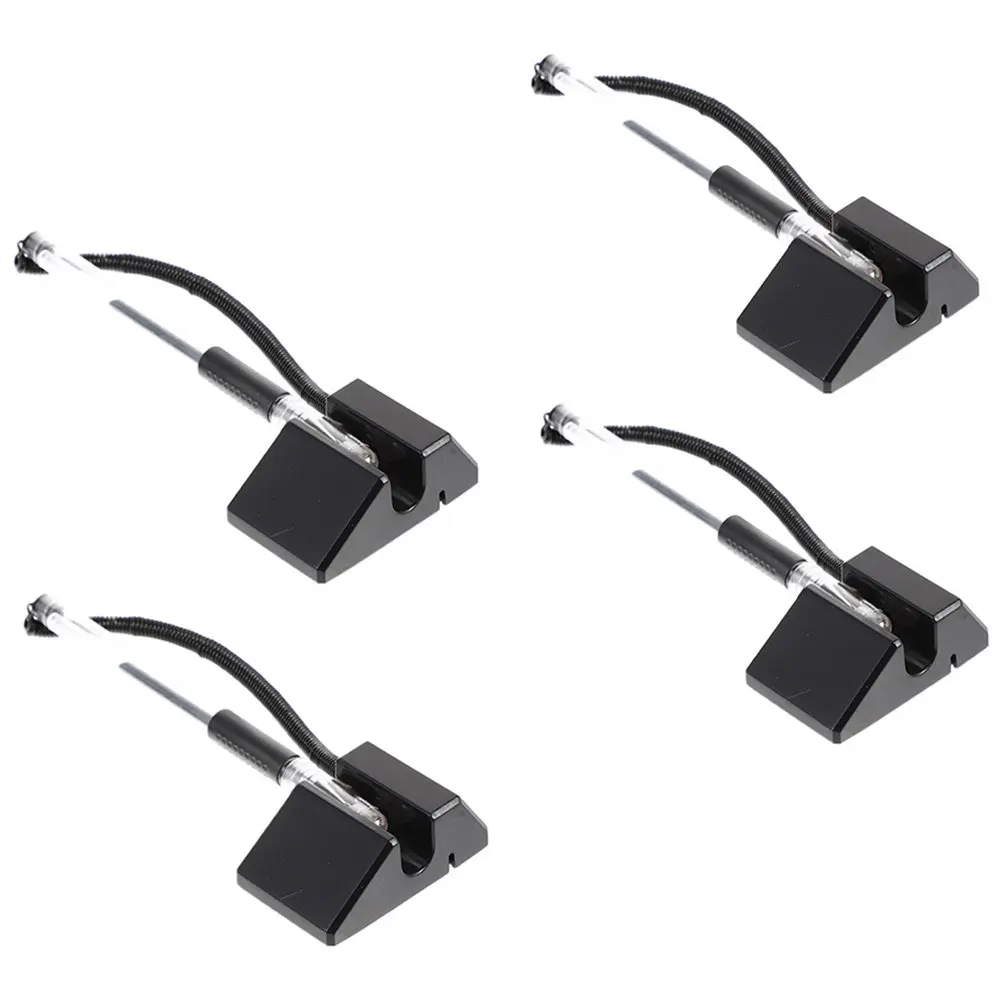 

4Pcs Desk Gel Ink Pen Secure Counter Pen with Stand Smooth Non-Bleed Ink for Bank Hotel Lobby Police