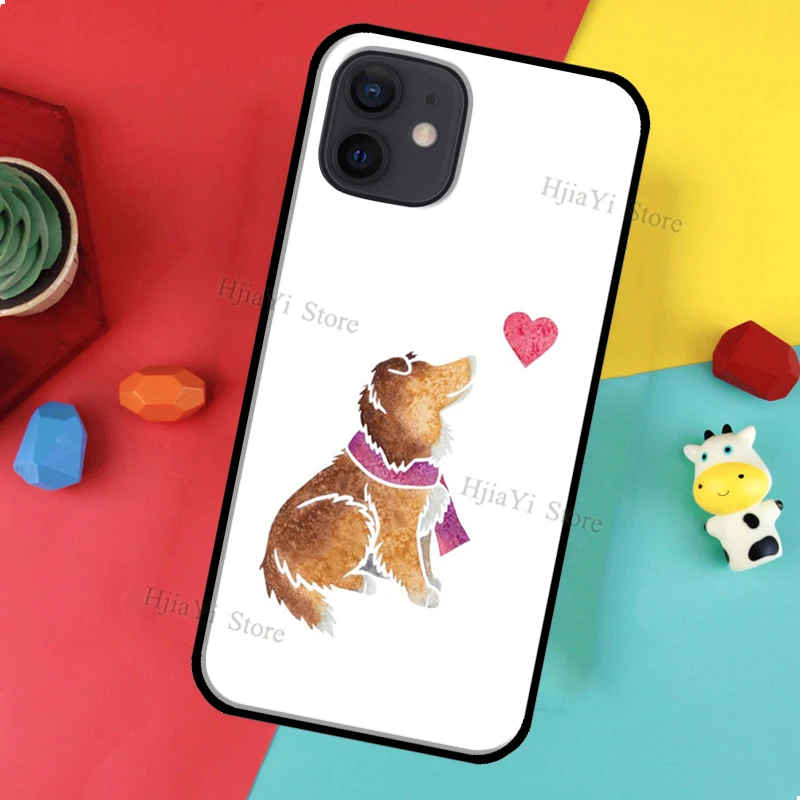 Shetland Sheepdog Dog Phone Case For iPhone 16 15 13 11 14 Pro Max 12 13 mini X XR XS Max Plus Cover Shell