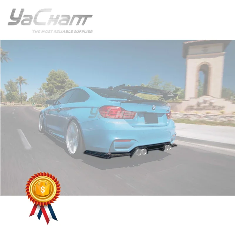 

Carbon Fiber MAD Type 3 Style Rear Diffuser Fit For 2014-2019 F80 M3 F82 F83 M4 Rear Bumper Under Lip