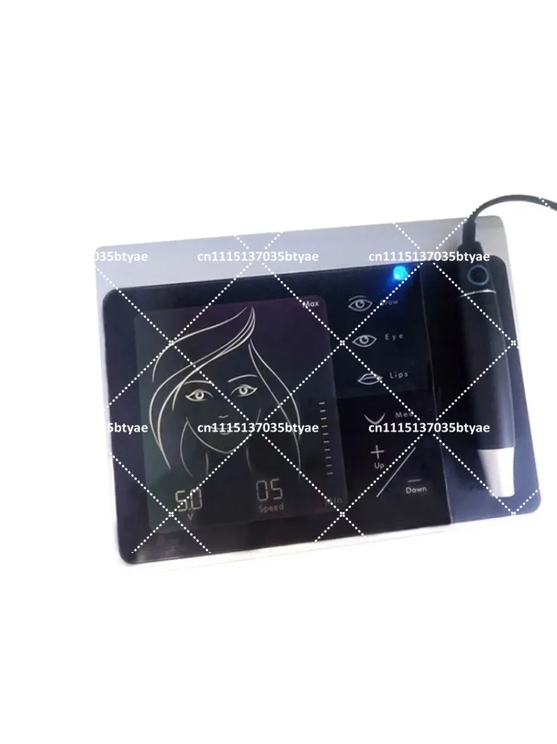 hot saleHigh Quality Microshading Permanent Makeup Machine Set Gold & Sliver Digital Permanent Tattoo Lips Eyebrows Eyeliners