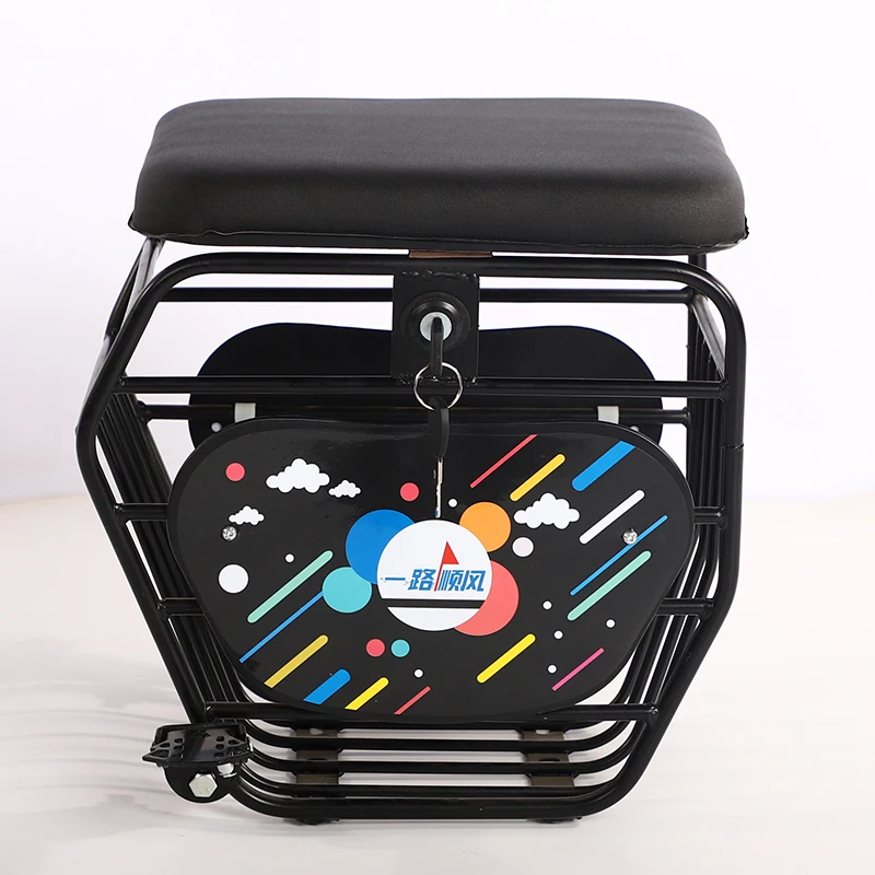 Boîte de rangement pour siège avant de voiture électrique pour enfant, avec batterie pour bébé