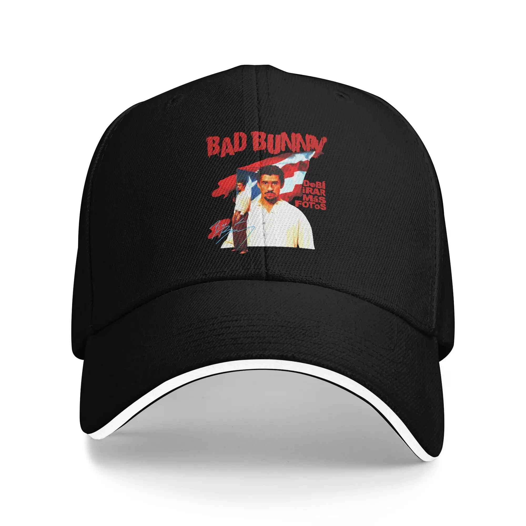 Rapper Bad Bunny Debi Tirar Mas Fotos DTMF World Tour Baseball Cap  Casual Women Hip Hop Hats Sun Visor Baseball Caps Gift Idea