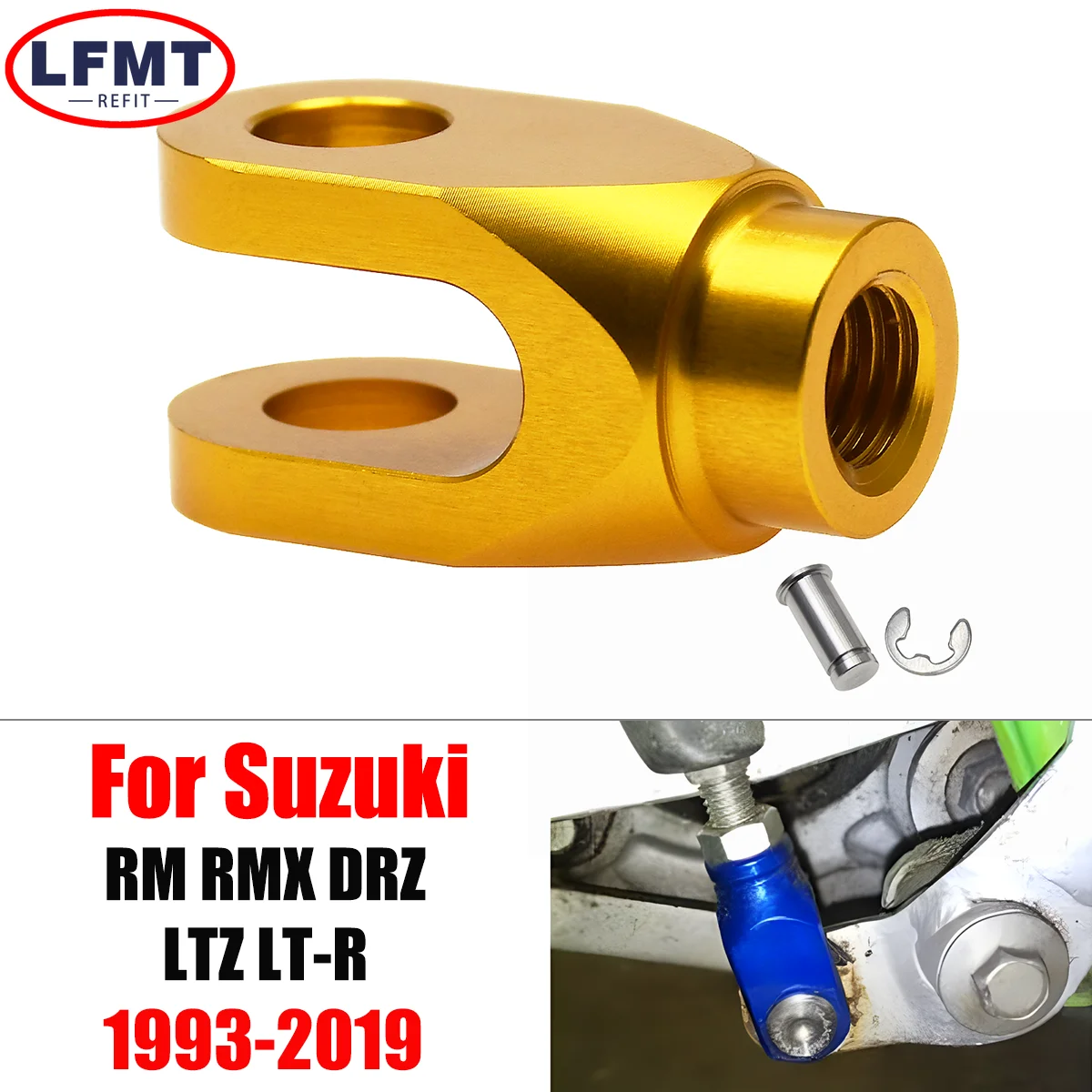 

For Suzuki Motorcycle RM 80 85 125 250 RMX250S RMX250R DRZ400S DRZ400R DRZ400SM 250SB LTZ400 LT-R450 2001-2019 Rear Brake Clevis