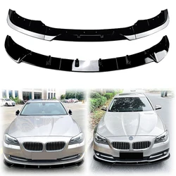 2011 To 2017 For BMW 5 Series F10 F11 LCI Styel Luxury Version Front Bumper Spoiler Lip Lower Splitter Splitter By ABS Body Kit