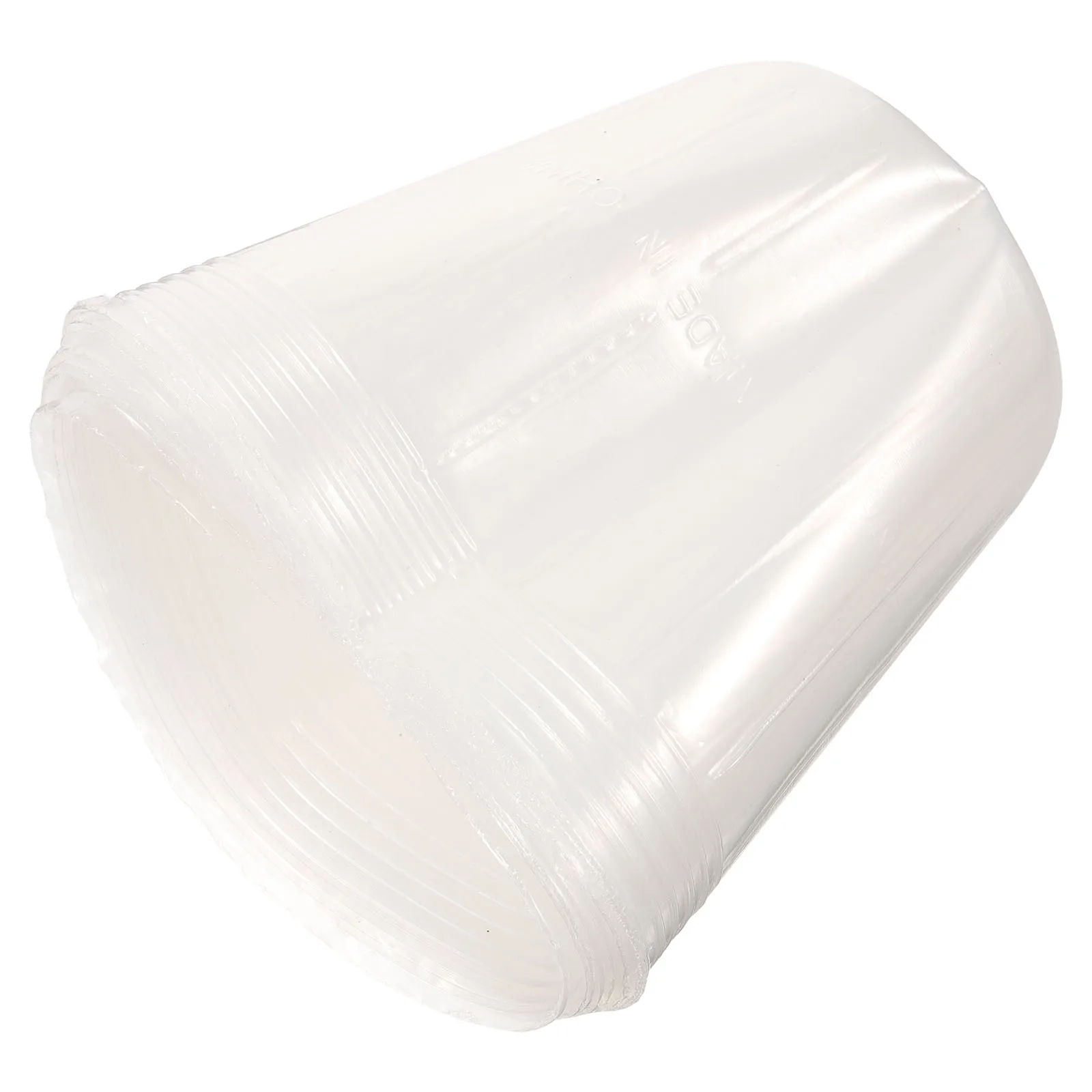 

10pcs 4 5 Inch Clear Plastic Flower Pot Liners for Planters Lightweight Troughs with Drainage Holes Suitable for Home Balcony
