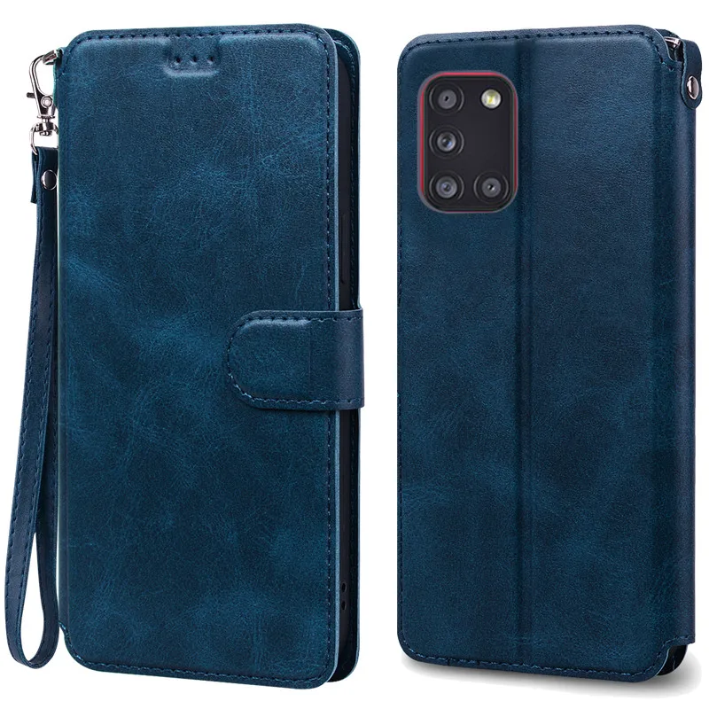 A31 Case For Samsung Galaxy A31 Case Leather Wallet Flip Case For Samsung A31 Case A 31 A315F Soft Wallet Cover Coque Fundas