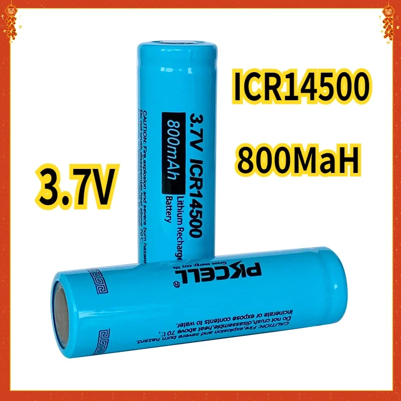 3.7V Lithium Battery 14500 Rechargeable 800mAh Lithium Battery