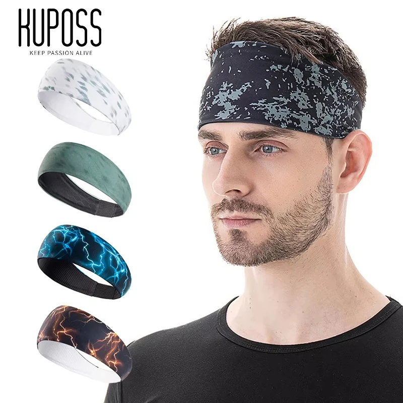Running Sweat Absorbing Sports Hair Band Yoga Breathable Antiperspirant Band Men's and Women's Basketball Hair Band