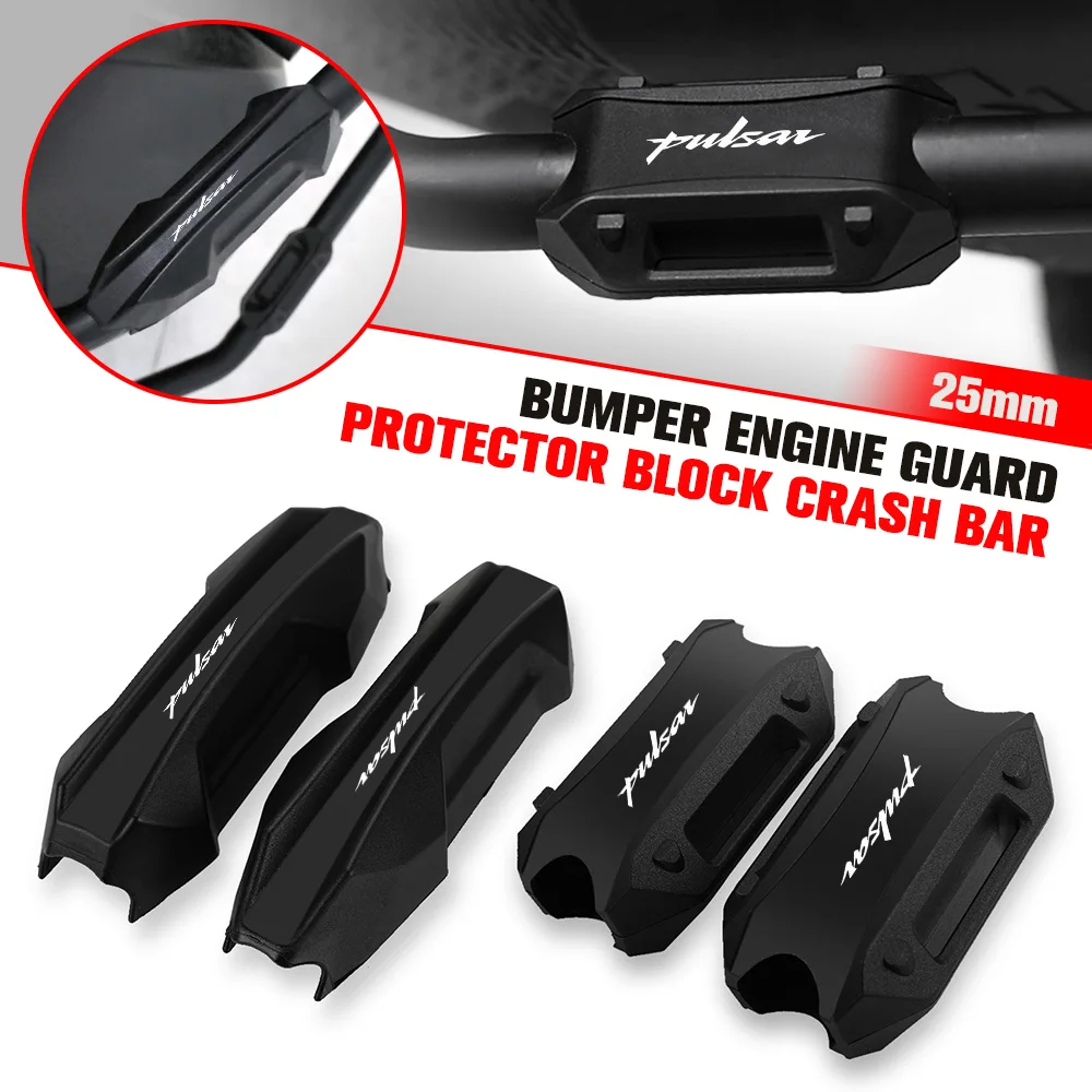 

Motorcycle 25mm Bumper Engine Guard Protector Block Crash Bar Decorative For Bajaj Pulsar 200 NS/200 RS/200 AS