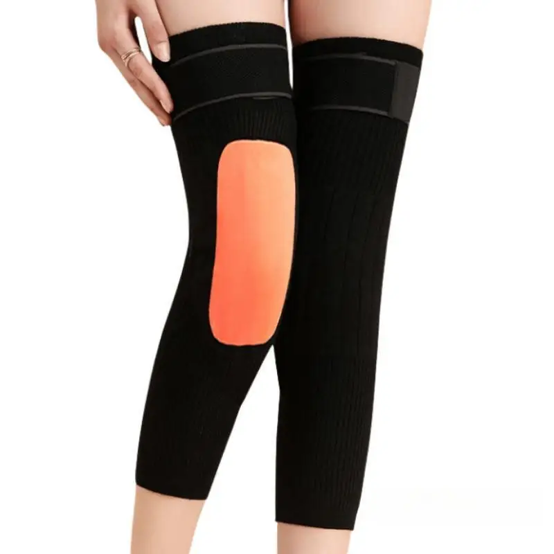 

1 Pair Thermal Cashmere Knee Leg Warmers Stretchy Knee Brace Winter Warm Leg Sleeves Kneepads Muscle Joint Care Knee Support Pad