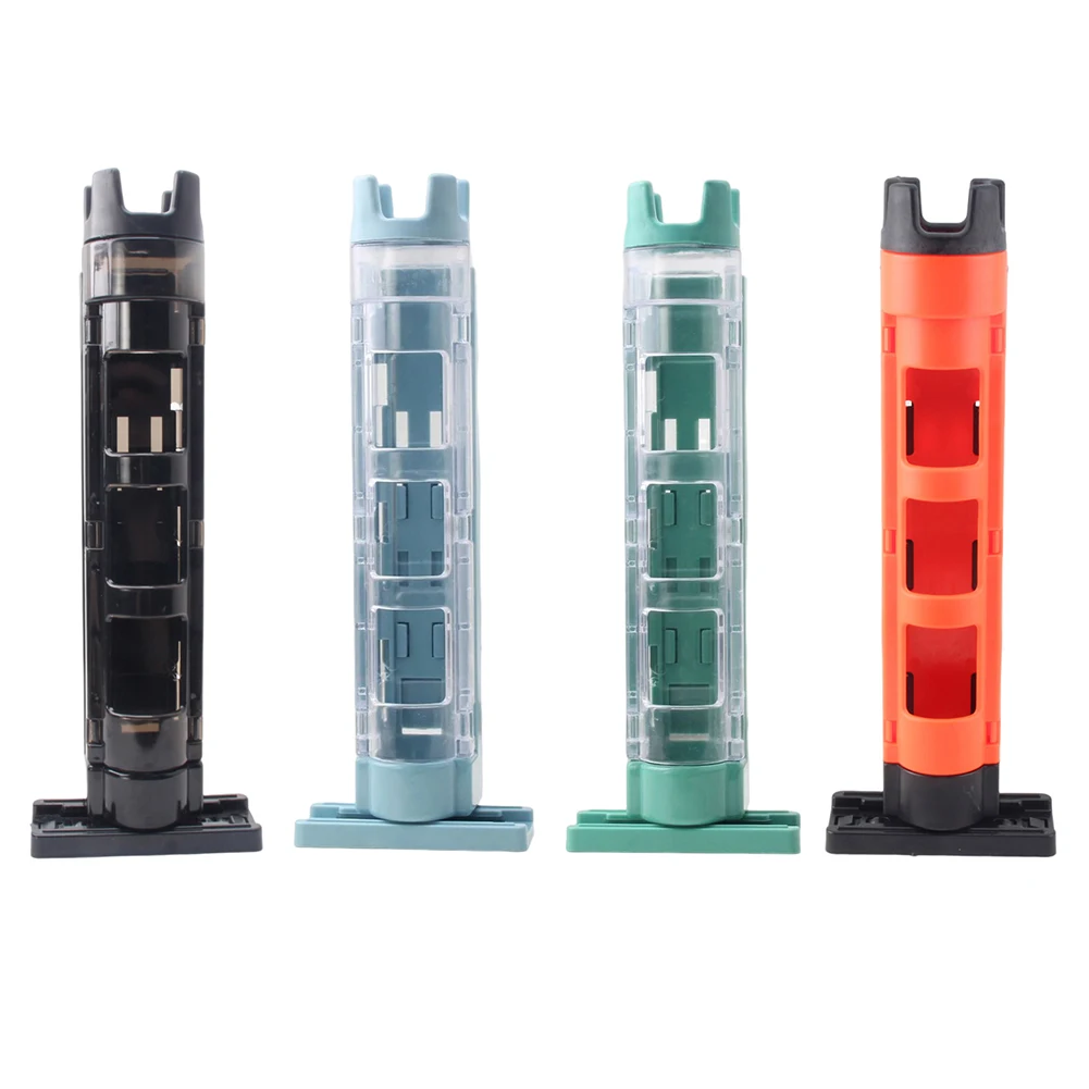 حامل صندوق صيد بلاستيكي قابل للفصل، حامل أنبوبي قابل للتعديل، تصميم محمول قابل للتعديل، ملحقات خارجية