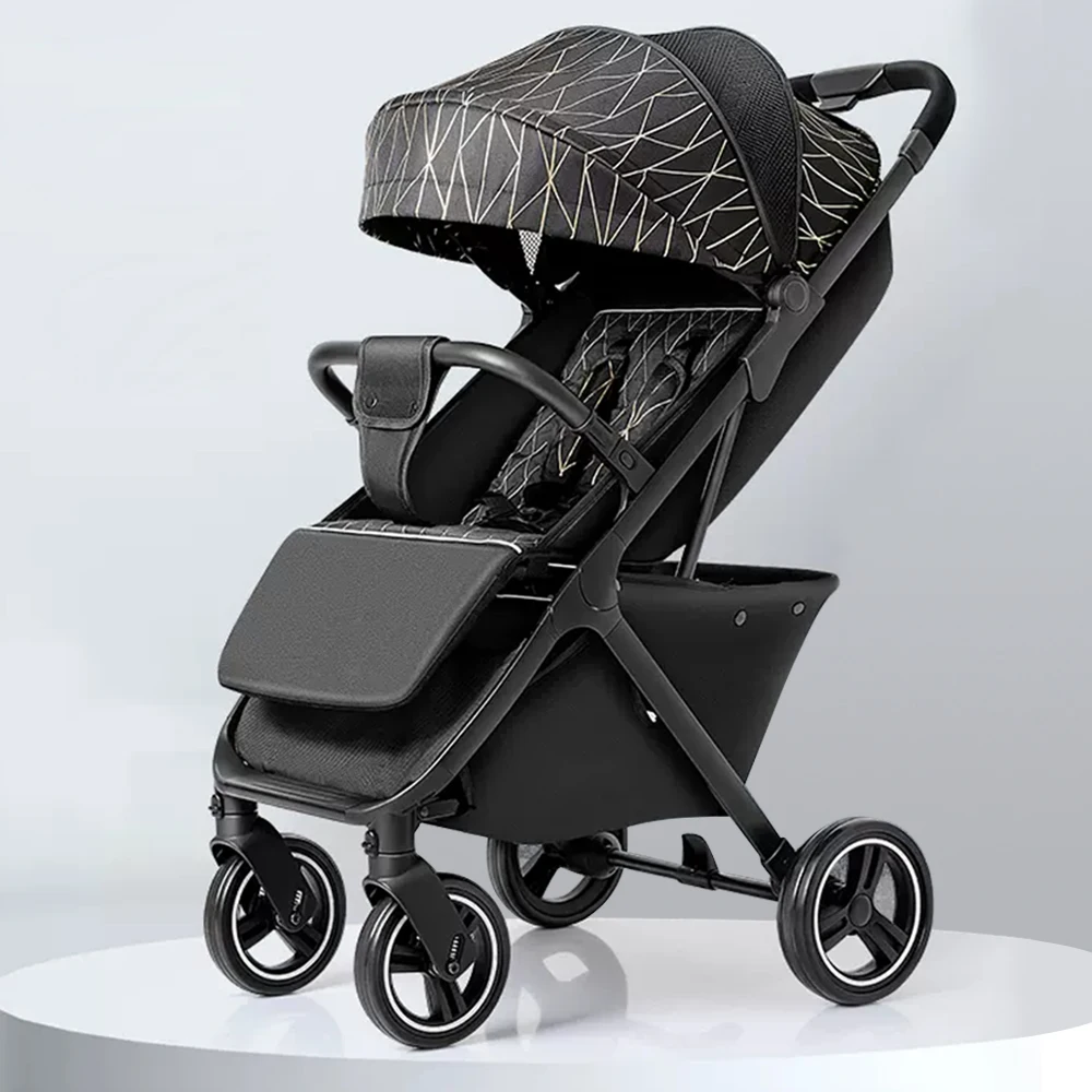 Kinderwagen 남녀공용 경량 유모차, 한 손으로 접을 수 있는 유모차 유모차, 아기 2023