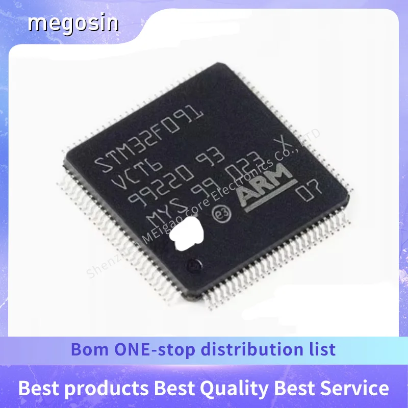 1pcs/lot STM32F091VCT6 STM32F091 32F091VCT6 LQFP100 32-bit microcontroller MCU