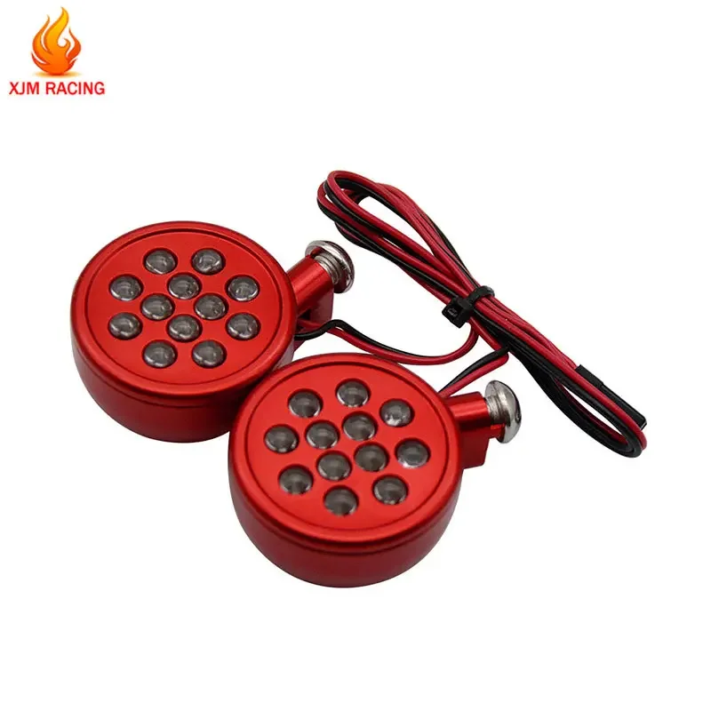 CNC Metal Light LED Front Lamp Assembly Kit for 1/5 Hpi Rofun Baha Rovan Kingmotor Baja 5b SS 5T Truck Rc Car Parts