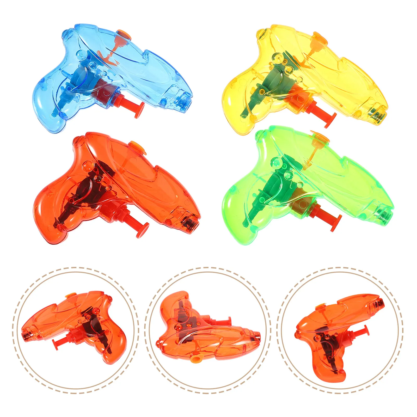 

4Pcs Funny Shape Cartoon Water Shooter Kids Cool Summer Outdoor Water Plaything Pool Beach Festivity Entertaining Sprayer