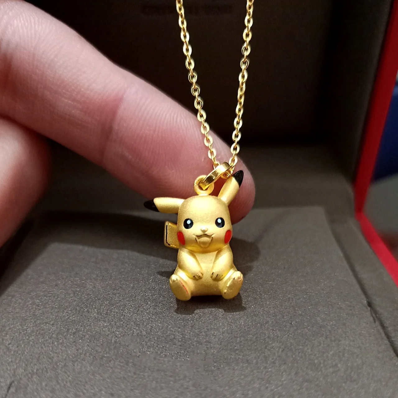 2Style Pokemon Anime Pikachu Pendant Necklace Women Men Fashion Student Collar Chain Necklace Cute Doll Accessories Holiday Gif