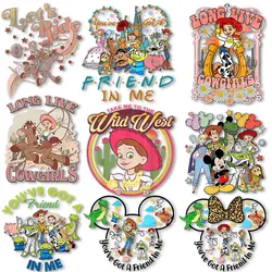 Retro Toy Story You've got a friend with me Iron on Transfers Heat Press Stickers for Clothes