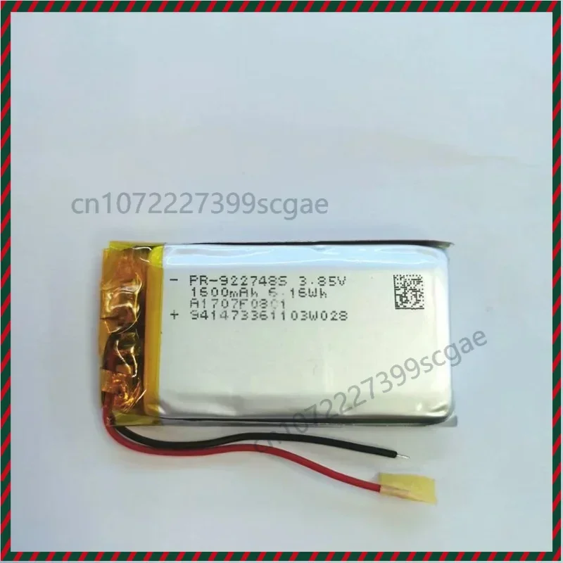 Rechargeable 922748 Polymer Lithium Battery 3.8V 1600mAh for Smart Thermos Cup & Medical Equipment