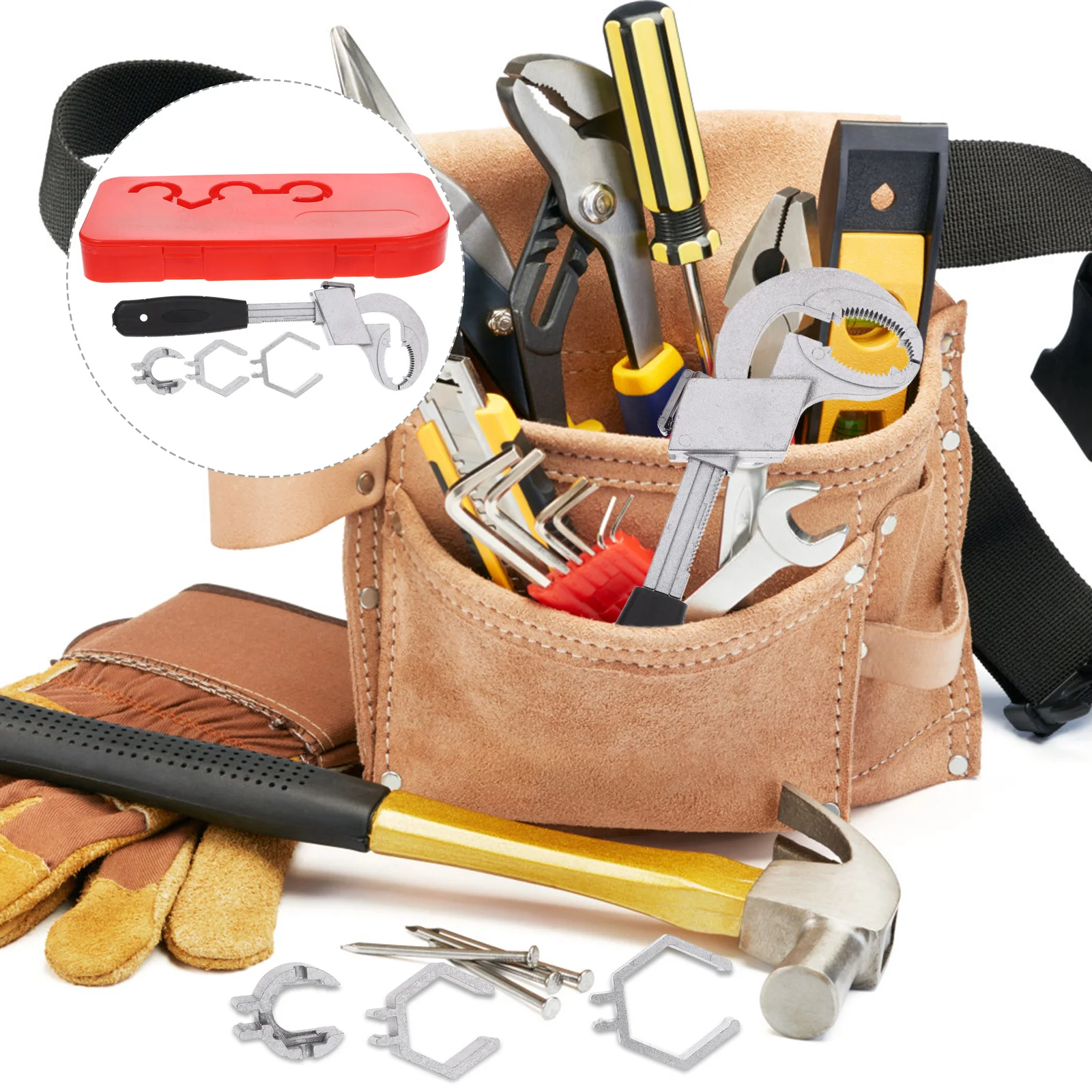 

1Set Pipe Wrench Professional Durable Adjustable Wrench for Home Plumbing Repair Assembly Home Plumbing Repair Tool