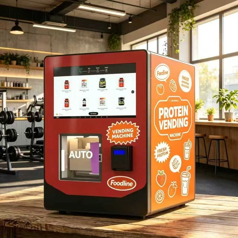 FL Intelligent Small Protein Powder Vending Machine with High-Temp Self-Cleaning for Modern Gyms and Office Breakrooms