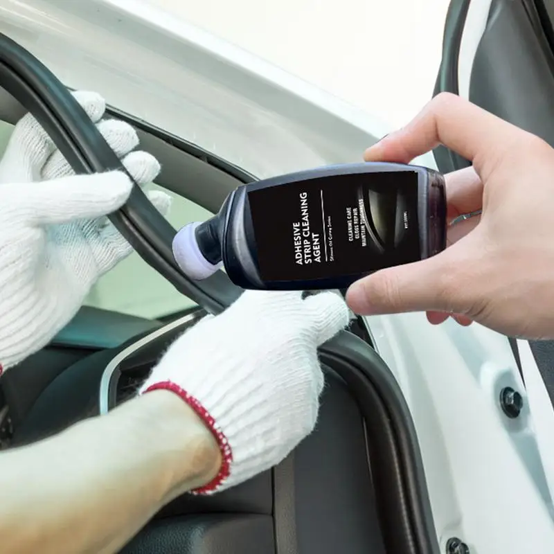 Car Rubber Strip Maintenance Agent 100ml Rubber Strip Repair Agent Softening Agent Rubber Cleaner For Car Maintenance