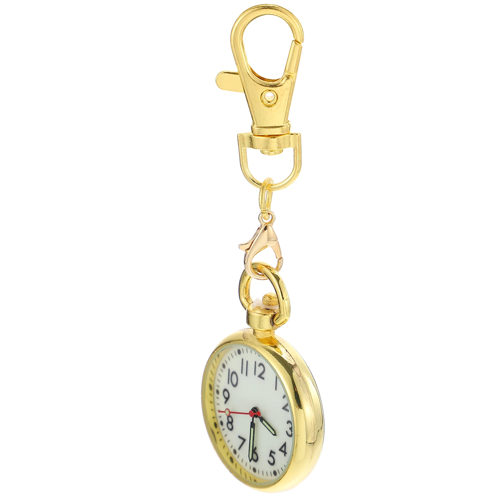 

Luminous Nurse Pocket Watch Buckle Hanging Watch Design Large Dial Clip On Belt Bag Gift Birthday Decor