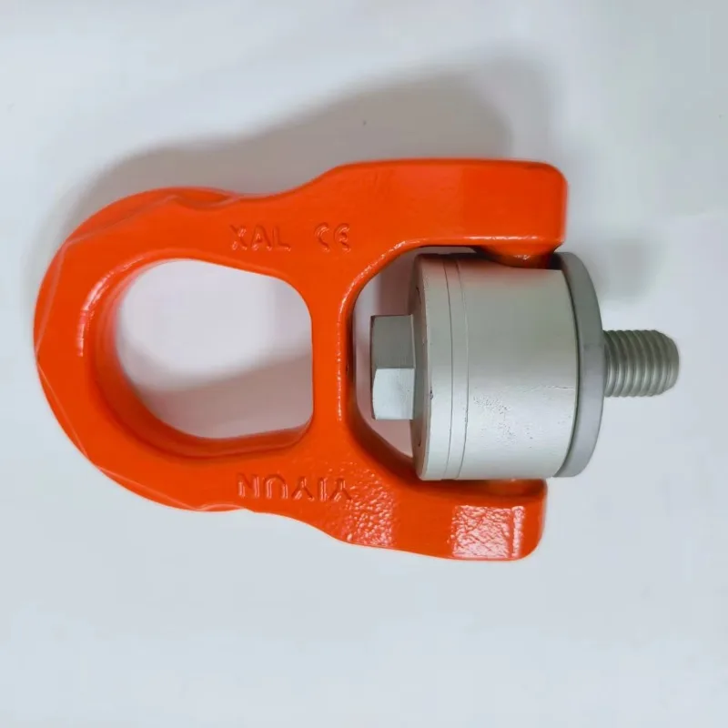 Rotary lifting ring, multi-angle lifting solution, corrosion-resistant marine locking device