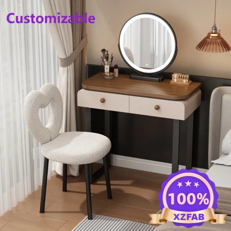 Factory Direct 2026 small apartment solid wood dresser bedroom modern simple cream style master dressing tnew medium and ancient