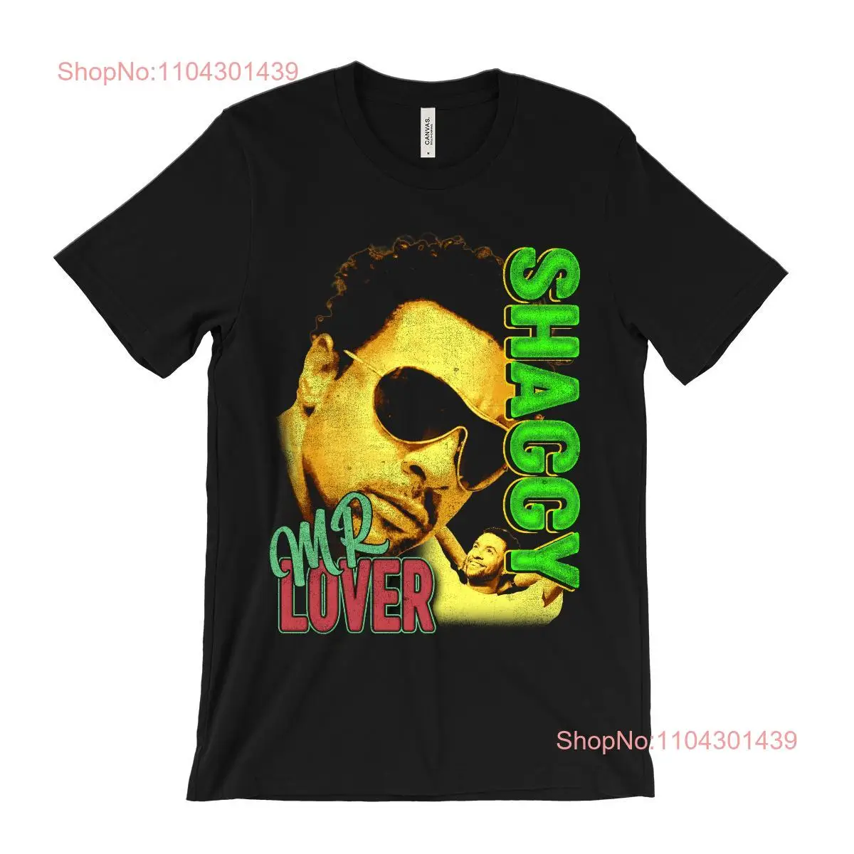 Shaggy T shirt Mr Lover Reggae Dancehall Music Boombastic It Wasn't Me long or short sleeves