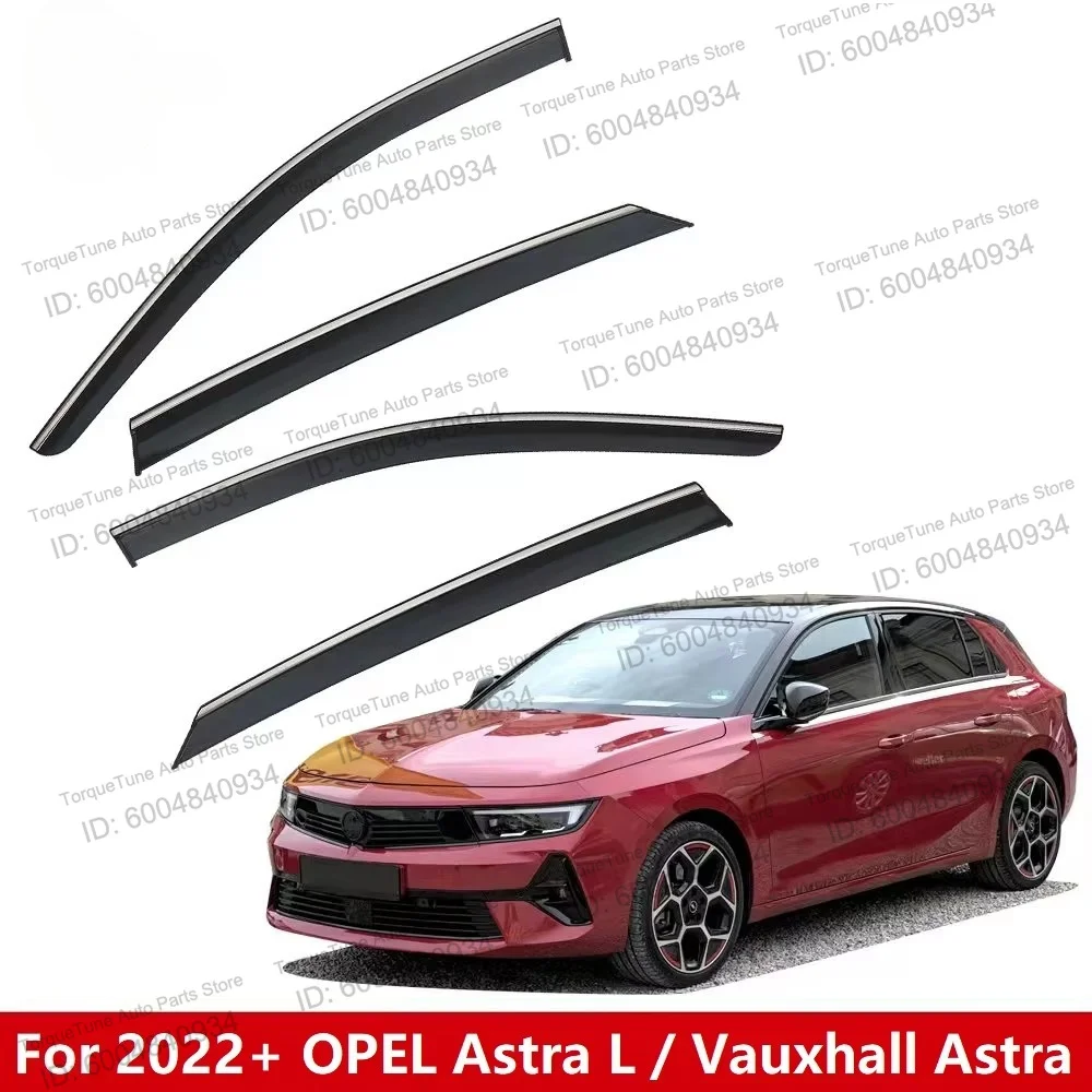 Car Vent Door Window Visor Wind Deflector Sun VisorS Rain Guard WEATHER SHIELDS VENTVISOR for OPEL Astra L Vauxhall Astra 2022+
