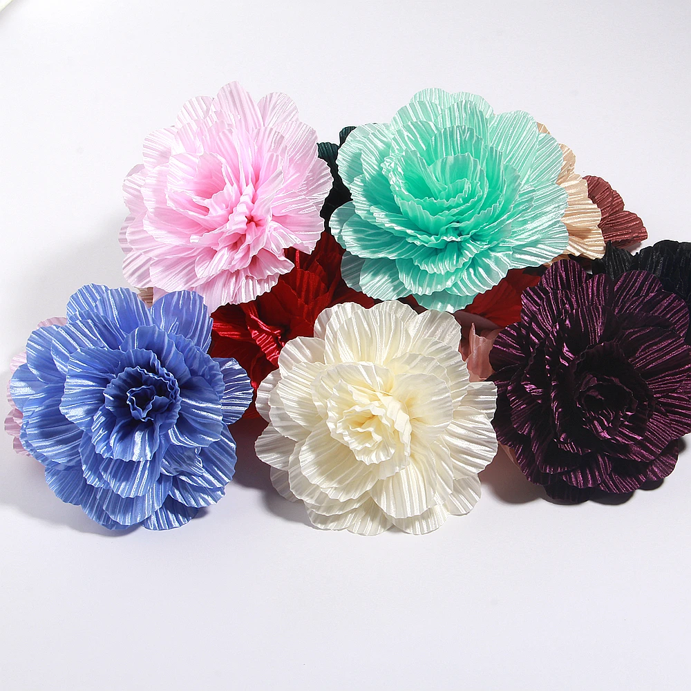 

12cm Wedding Flower Large Silk Artificial Flower Peony Head Giant Flowers For Diy Flower Background Wall Decoration
