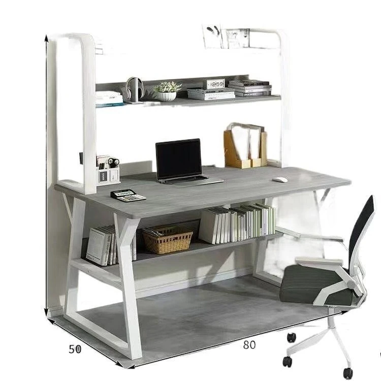 Desk Computer Desktop Table Bookshelf Combination Household Simple Bedroom Student Simple Student Academic