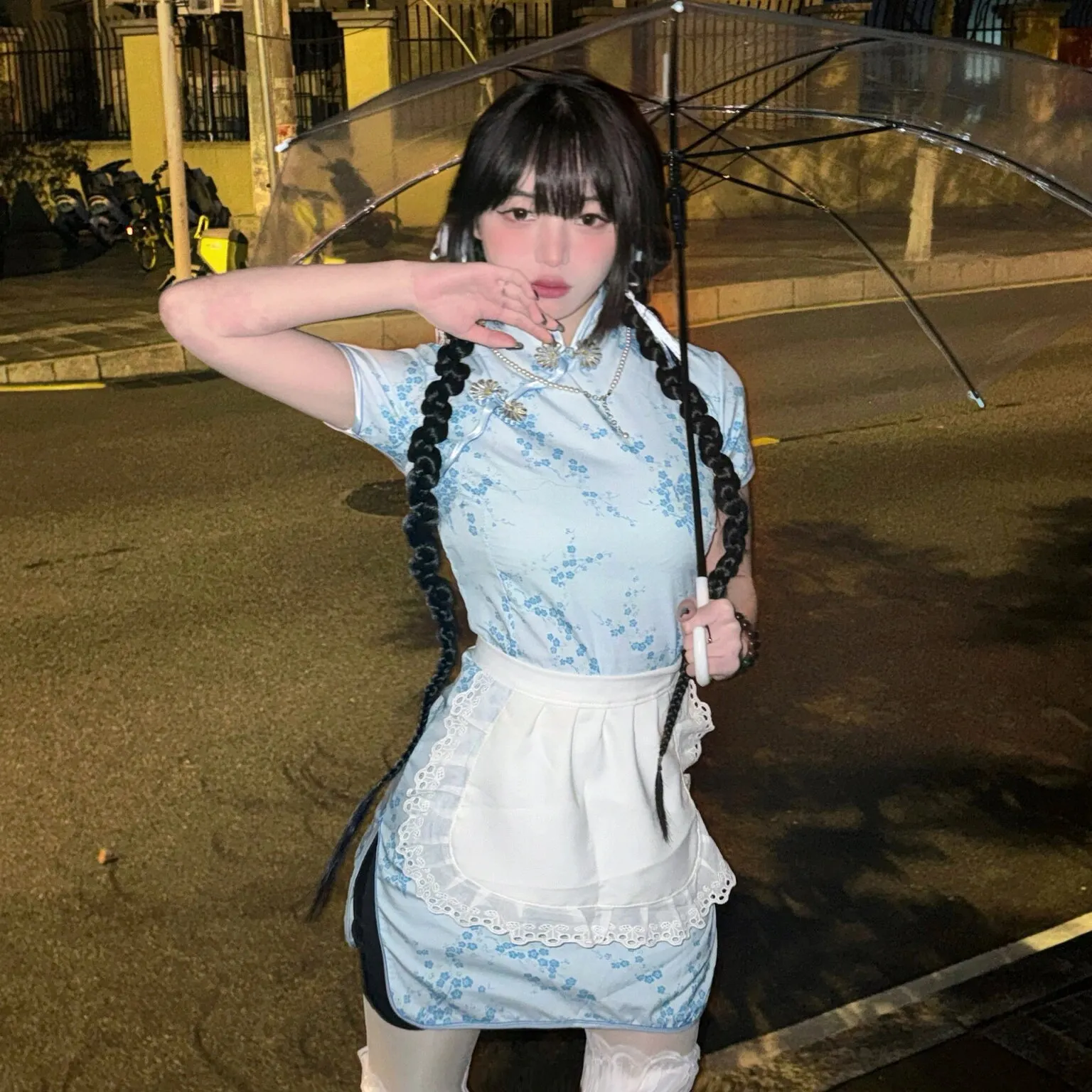 Nowy chiński strój Sle Dr loween Cisas Cosplay orm Soft Girl Maid Skirt ort na co dzień