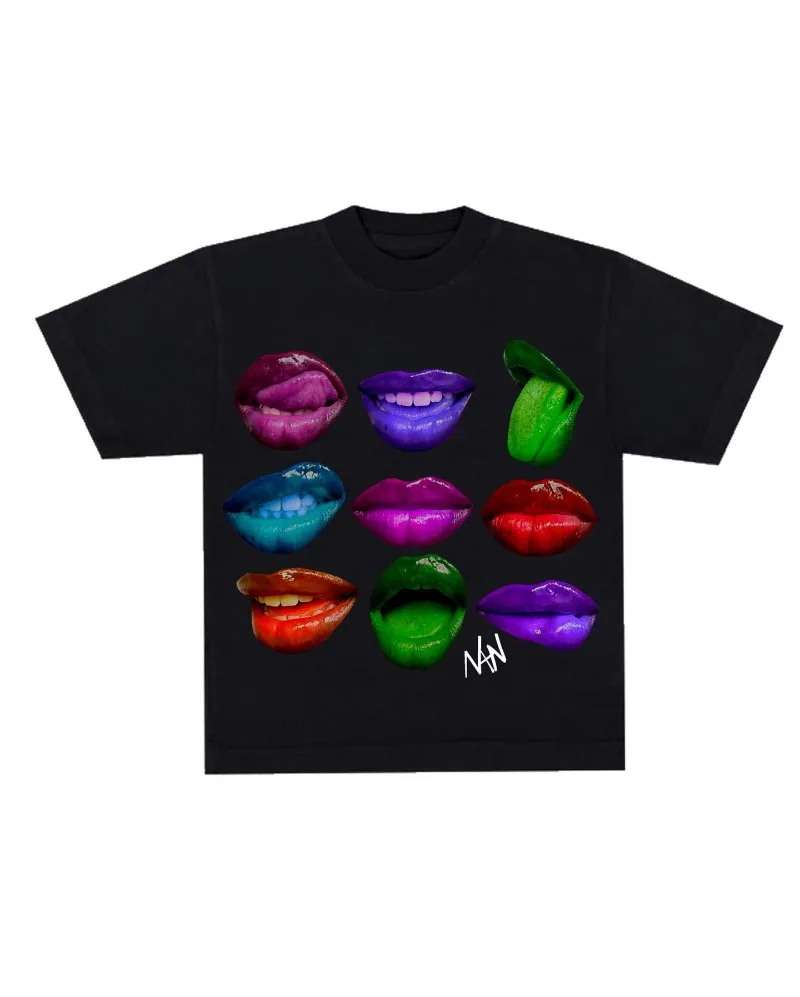 

New American Street Hip Hop High Street Printed T-shirt for Men Y2k Harajuku Goth style fashion vintage loose shirt