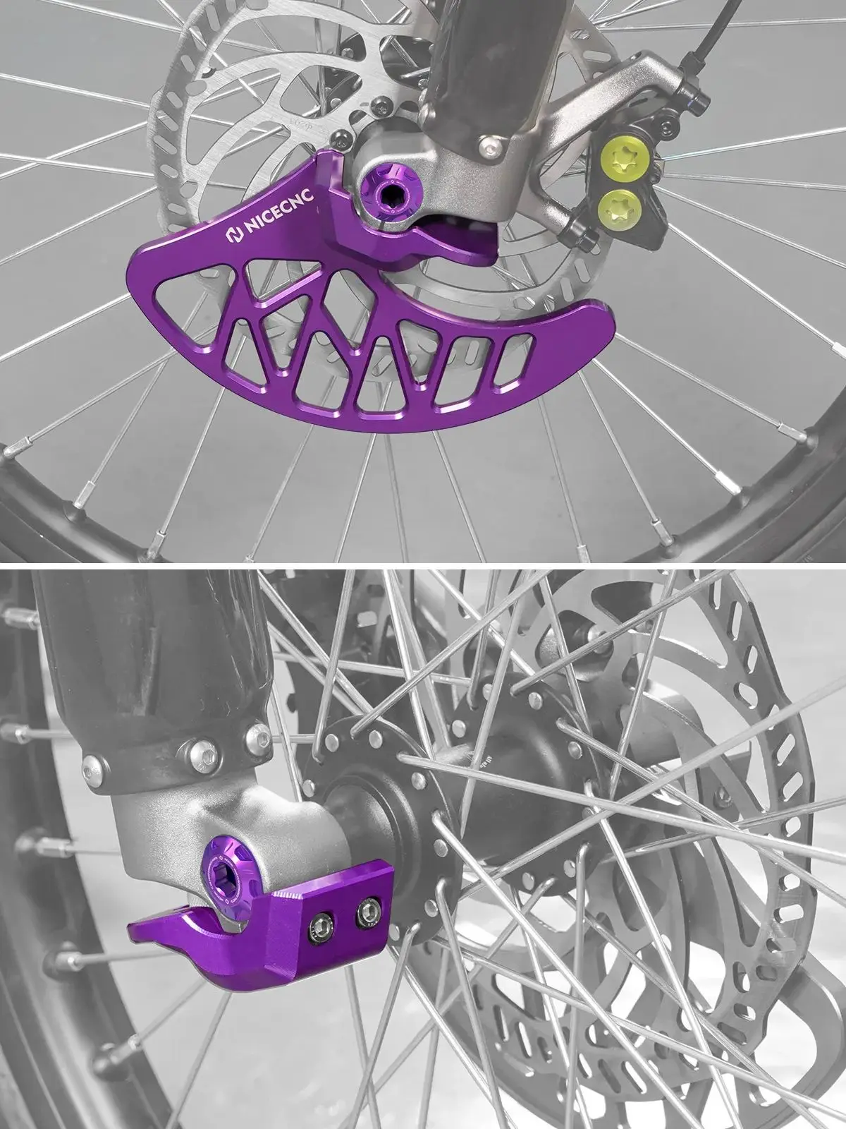 AliExpress NICECNC For Surron light bee X S L1E Segway X160 X260 Sur-ron Dirt Bike Front Wheel Axle Bolt & Front Brake Disc Guard Fork Leg Guards