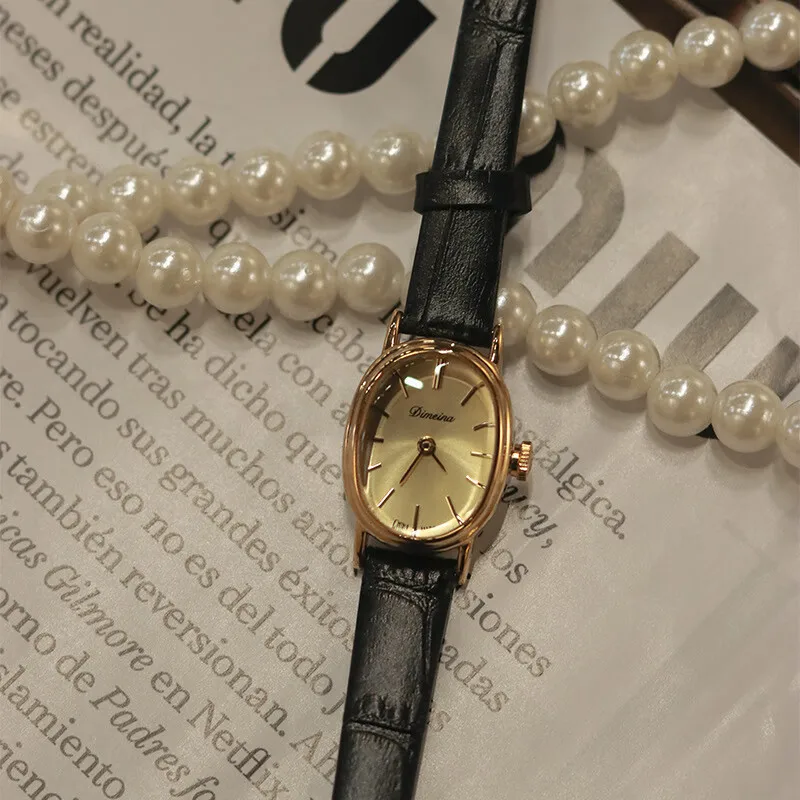 

Exquisite And Petite VintageStyle Watch With A Thin StrapWomen'S Watch Collection. Unique Wristwatch. Women'S Watch Collection.