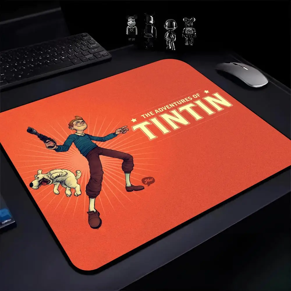 The Adventures of Tintin  Mouse Pad E-sports players mause pads Game Accessories Game Keyboard Pad Gamer Desktop Mat Boys Girls