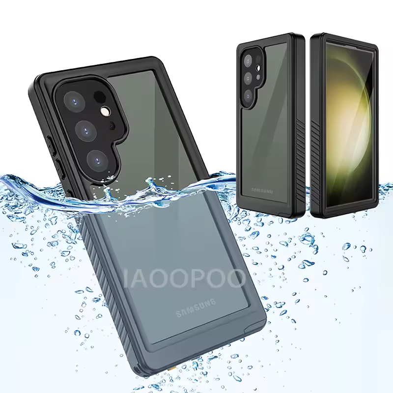 Custodia impermeabile IP68 anticaduta di grado militare per Samsung Galaxy S25 S24 Ultra S23 S22 FE immersioni subacquee nuoto sport all'aria aperta