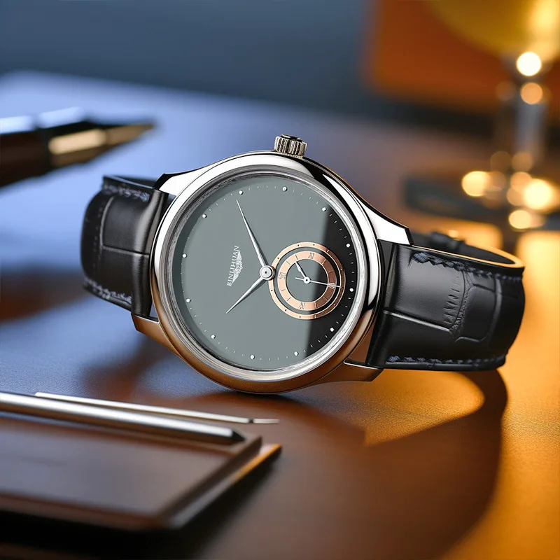 Top Brand Man Wristwatch Luxury Business Waterproof Men Watch  Men's Fashion Business Belt Watch Leisure Quartz Watch Business
