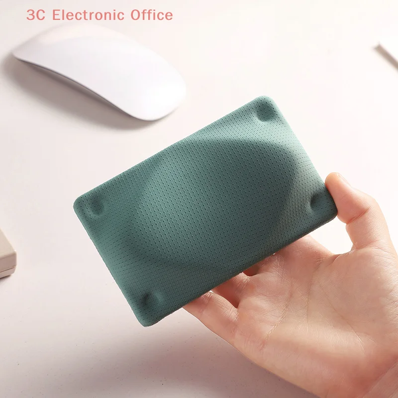 Alfombrilla de ratón ergonómica para reposamanos con soporte antideslizante para muñeca para oficina, juegos, computadora portátil, reposabrazos para PC