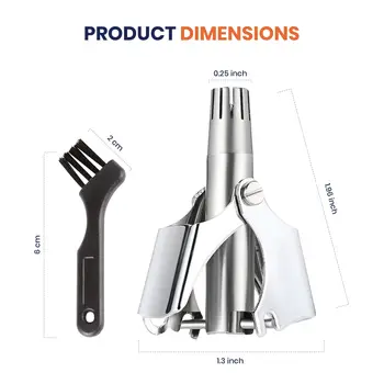 Ear and Nose Hair Trimmer Clipper Painless Hair Trimmer for Men Women Manual Trimmer with Waterproof Hand wash Easy Cleansing - Image 6