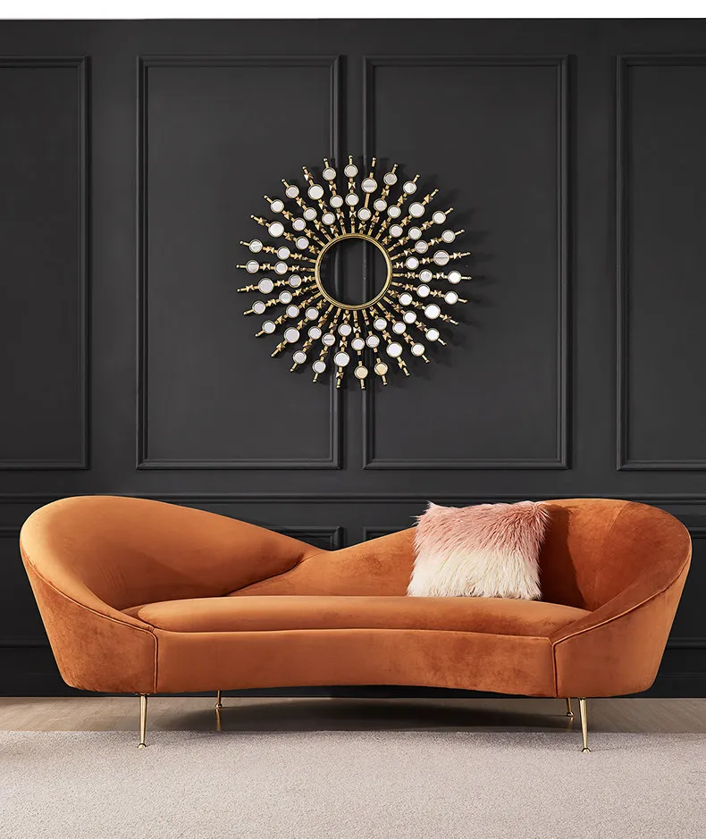 

beauty salon clothing store reception sofa, simple style, special-shaped light luxury, small apartment living room, house