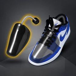 1 Pair Practical Plastic Adjustable Length Durable Black Women Men 2-Way Shoes Stretcher Tree Shaper Shoe Stretcher Holder