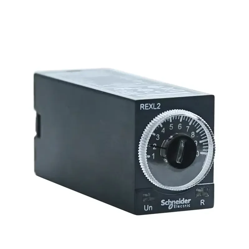 Original Schneider Electric Zelio Time RXZE1M2C Base REXL2TMP7 8 Pin 0.1s-100h 230V AC 5A On Delay Timer Electricity