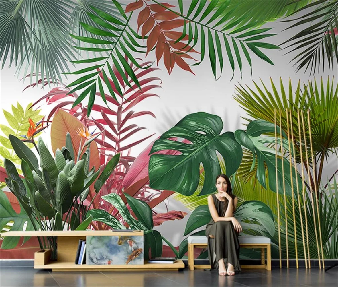 

Юго-Восточная Азия, тропический лес, 3D обои, фреска для ТВ, настенная бумага для спальни, соревнования для красоты