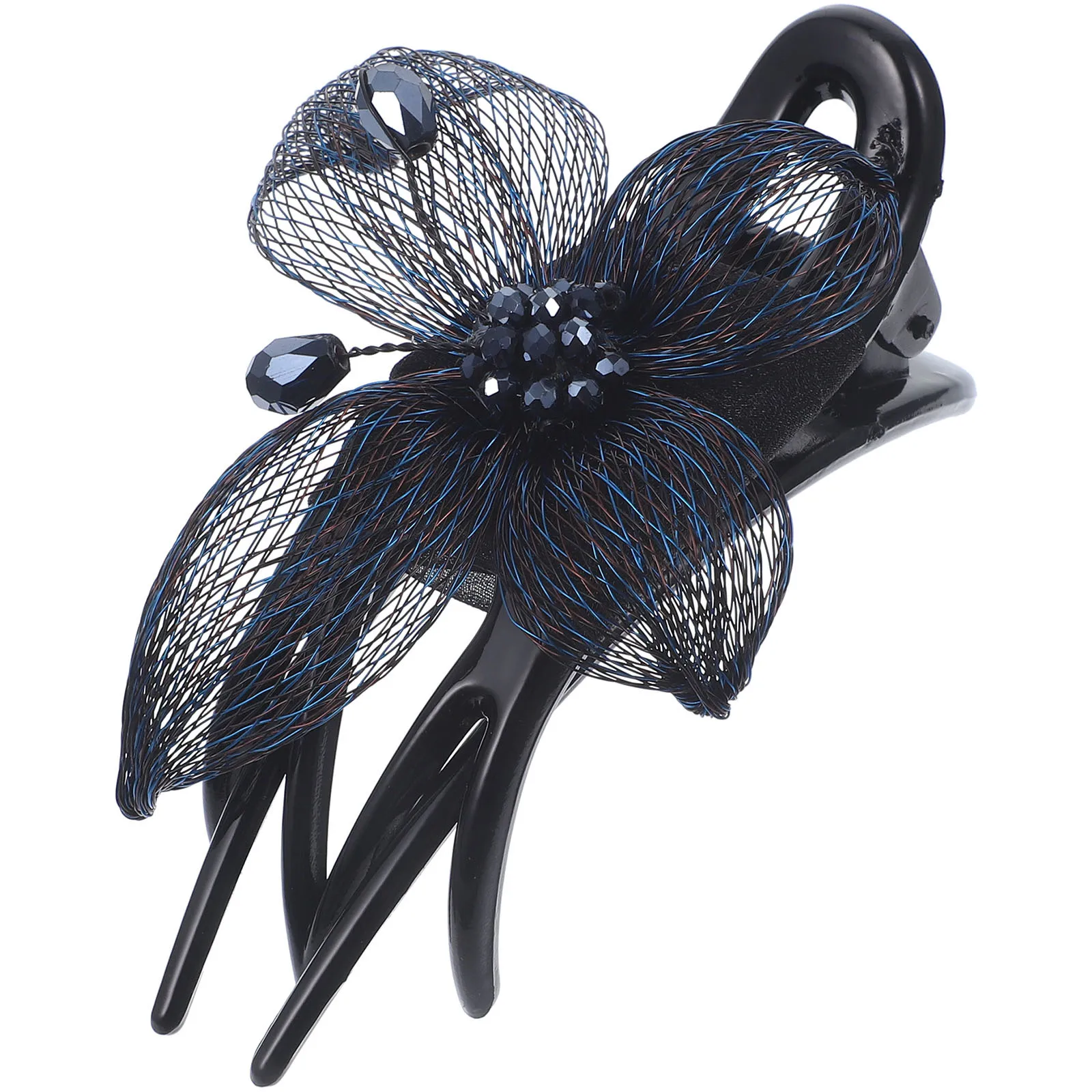 

Заколка для волос из медной проволоки, заколка с французским цветком, прочные зажимы для женщин, подростков, украшения для волос для работы, учебы, игр, французский зажим