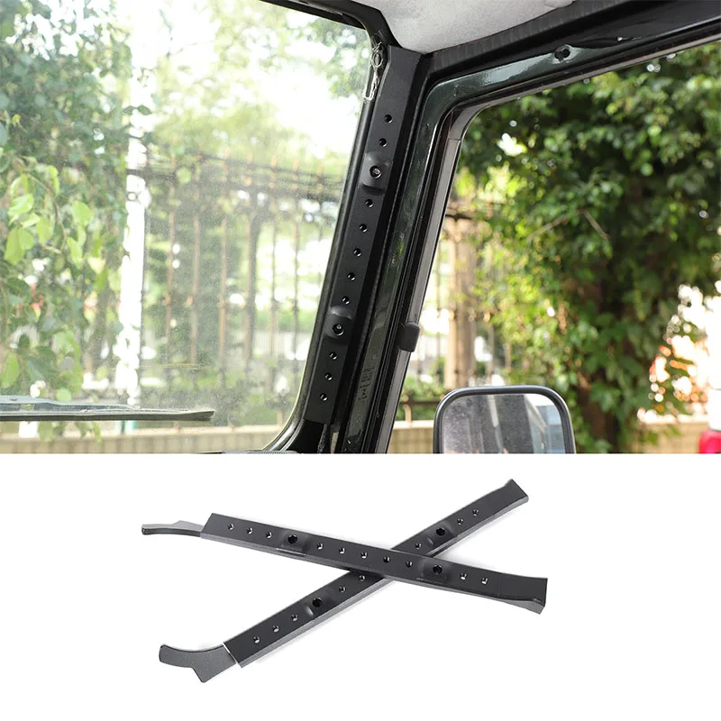 For Land Rover Defender 110 2004-2018 Aluminum Alloy Car Interior A-pillar Expansion Base Decorative Strip Car Accessories