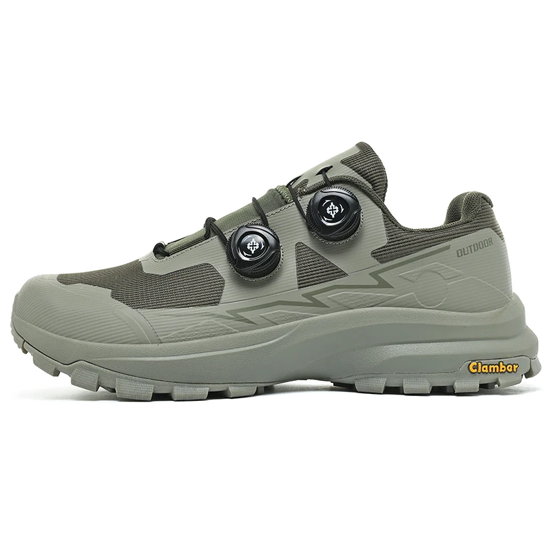 

Classic Brand Comfortable Non-Slip Outdoor Hiking Shoe Top Quality Wearable Trekking Sneaker Designer Quick Lacing Climbing Shoe